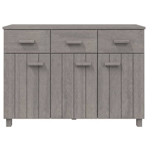 Sideboard HAMAR Hellgrau Kiefer Massivholz 113 cm