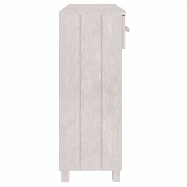 Weißer Konsolentisch HAMAR Kiefer Massivholz 90cm