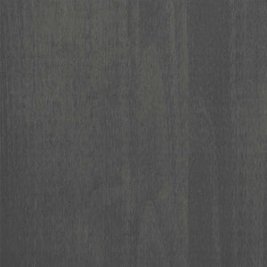 TV Schrank Dunkelgrau Kiefer Massivholz 158 cm