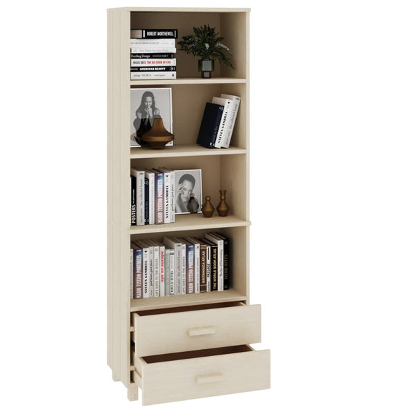 Highboard HAMAR Honigbraun Massivholz