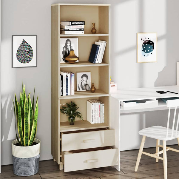 Highboard HAMAR Honigbraun Massivholz
