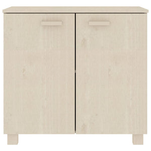 Sideboard HAMAR Honigbraun Kiefer Massivholz 85 cm