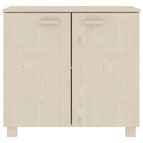 Sideboard HAMAR Honigbraun Kiefer Massivholz 85 cm