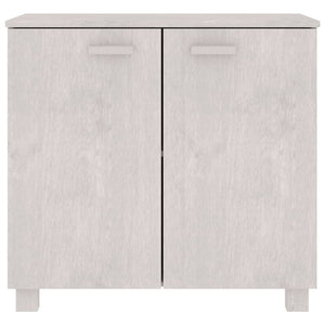 Sideboard HAMAR Weiß Kiefer Massivholz 85cm