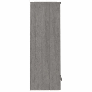 vidaXL HAMAR Highboard Top Light Gray 85x35x100 cm Solid Wood