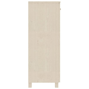 vidaXL Shoe Cabinet HAMAR Honey Brown 85x40x108 cm Solid Pine Wood