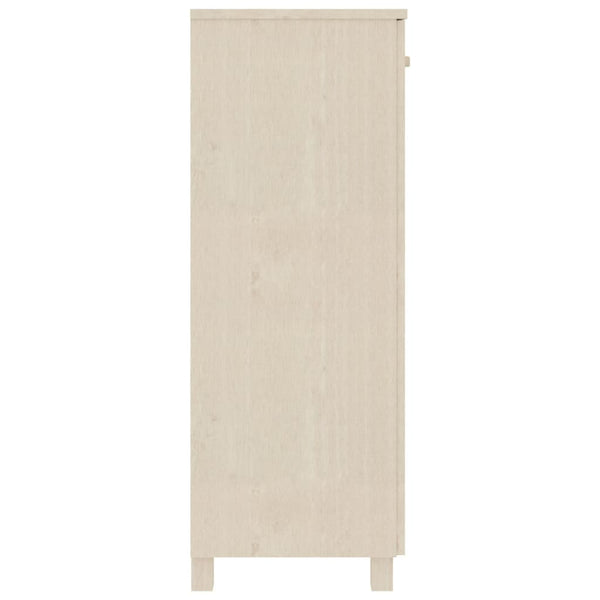 vidaXL Shoe Cabinet HAMAR Honey Brown 85x40x108 cm Solid Pine Wood