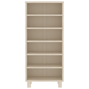vidaXL CD Cabinet HAMAR Honey Brown 45x18x100 cm Solid Pine Wood