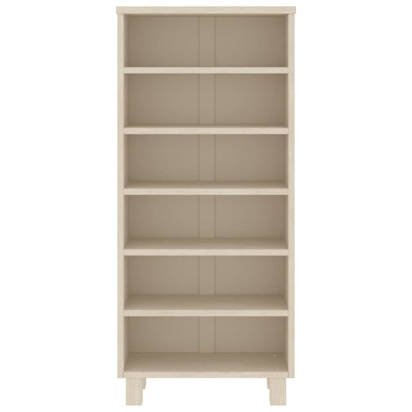 vidaXL CD Cabinet HAMAR Honey Brown 45x18x100 cm Solid Pine Wood