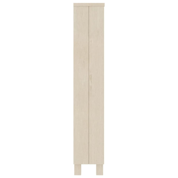 vidaXL CD Cabinet HAMAR Honey Brown 45x18x100 cm Solid Pine Wood
