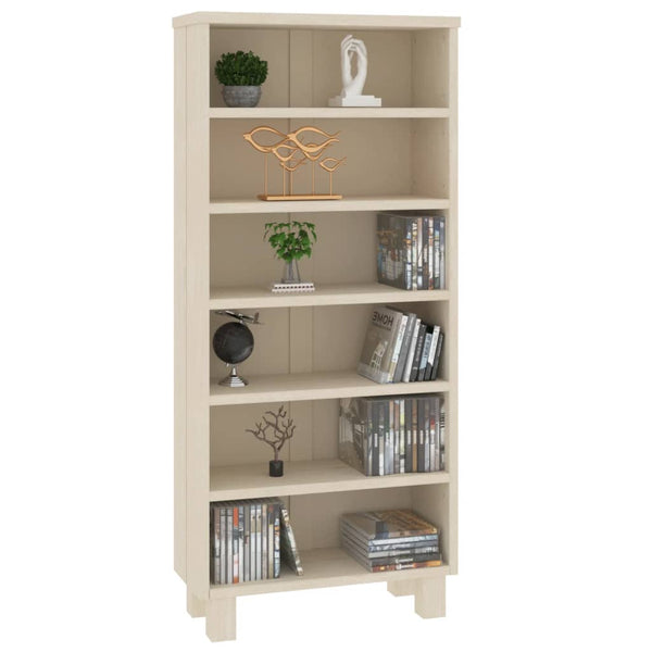 vidaXL CD Cabinet HAMAR Honey Brown 45x18x100 cm Solid Pine Wood