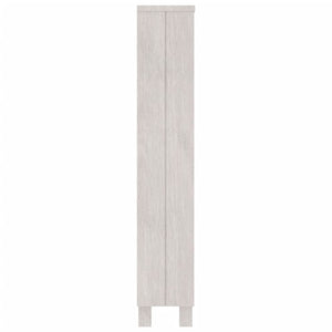 vidaXL CD Cabinet HAMAR White 45x18x100 cm Solid Pine Wood