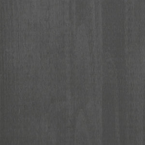 vidaXL CD Cabinet HAMAR Dark Gray 45x18x100 cm Solid Pine Wood