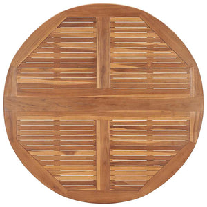 vidaXL 5-Piece Folding Outdoor Dining Set Solid Teak Wood