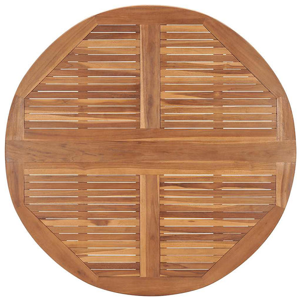 vidaXL 5-Piece Folding Outdoor Dining Set Solid Teak Wood