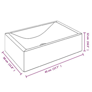 vidaXL Teak Solid Wood Vanity Unit with Black Marble Basins