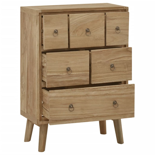 Teak Kommode 56x30x80 cm Massivholz
