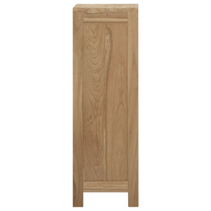 vidaXL Chest of Drawers 30x30x90 cm Solid Teak Wood