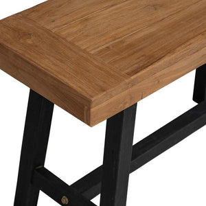 vidaXL Bench 80 cm Solid Teak Wood