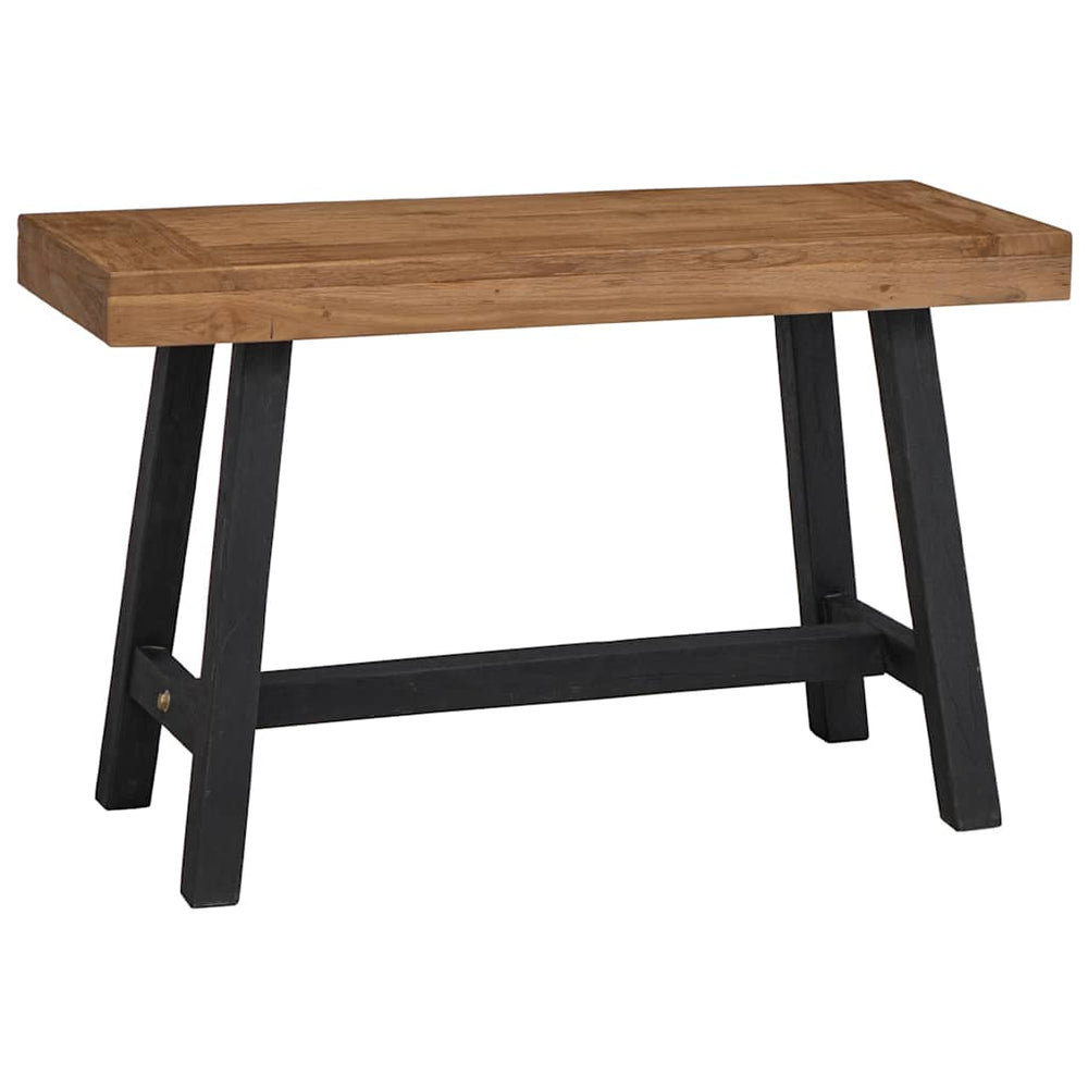 vidaXL Bench 110 cm Solid Teak Wood