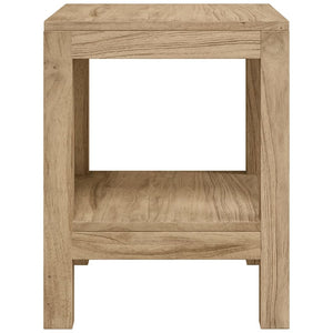vidaXL Bathroom Side Table 45x35x45 cm Solid Teak Wood