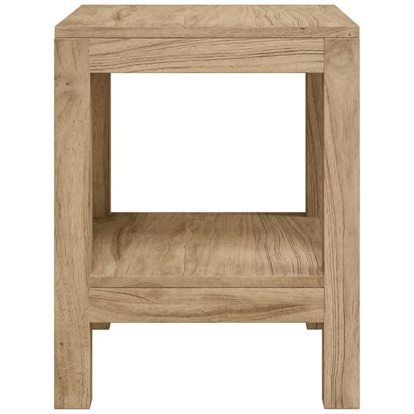 vidaXL Bathroom Side Table 45x35x45 cm Solid Teak Wood