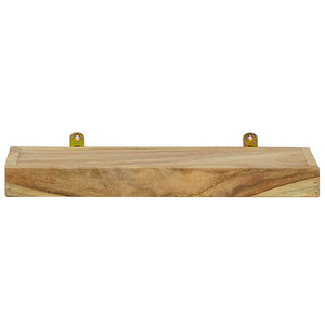 vidaXL Wall Shelves 2 pcs. 40x15x4 cm Solid Teak Wood
