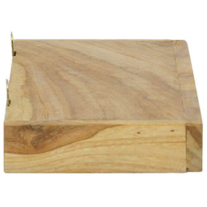 vidaXL Wall Shelves 2 pcs. 40x15x4 cm Solid Teak Wood