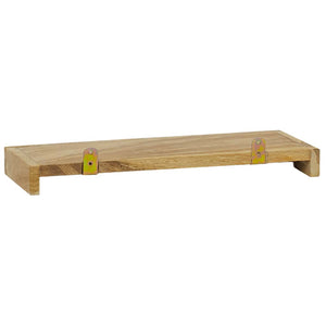 vidaXL Wall Shelves 2 pcs. 40x15x4 cm Solid Teak Wood