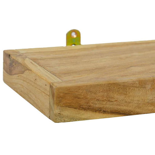 vidaXL Wall Shelves 2 pcs. 40x15x4 cm Solid Teak Wood