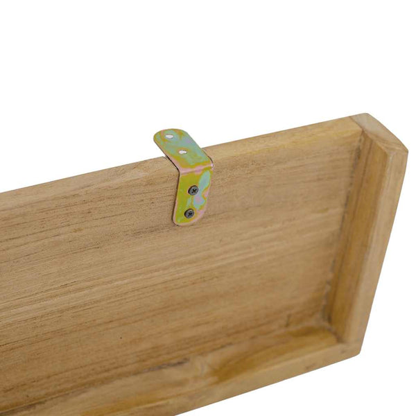 vidaXL Wall Shelves 2 pcs 90x15x4 cm Solid Teak Wood