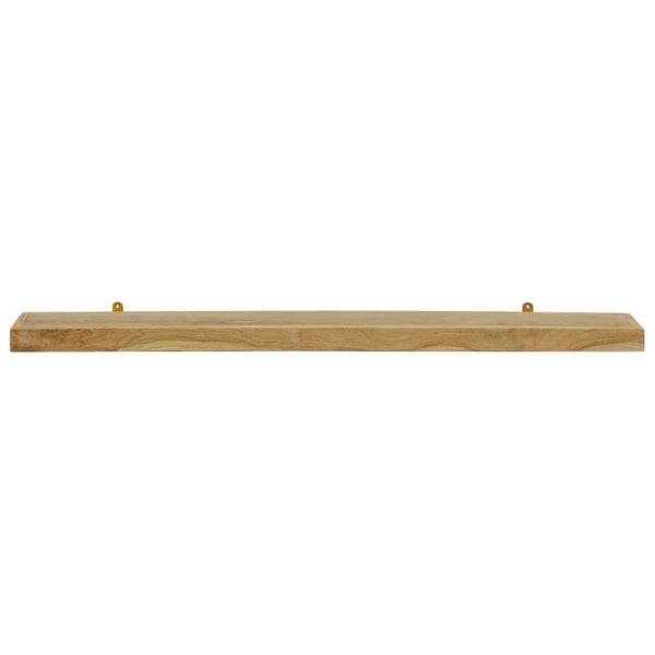 vidaXL Wall Shelves 2 pcs. 110x15x4 cm Solid Teak Wood