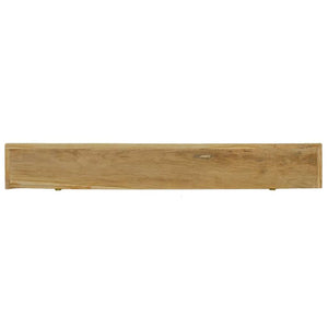 vidaXL Wall Shelves 2 pcs. 110x15x4 cm Solid Teak Wood