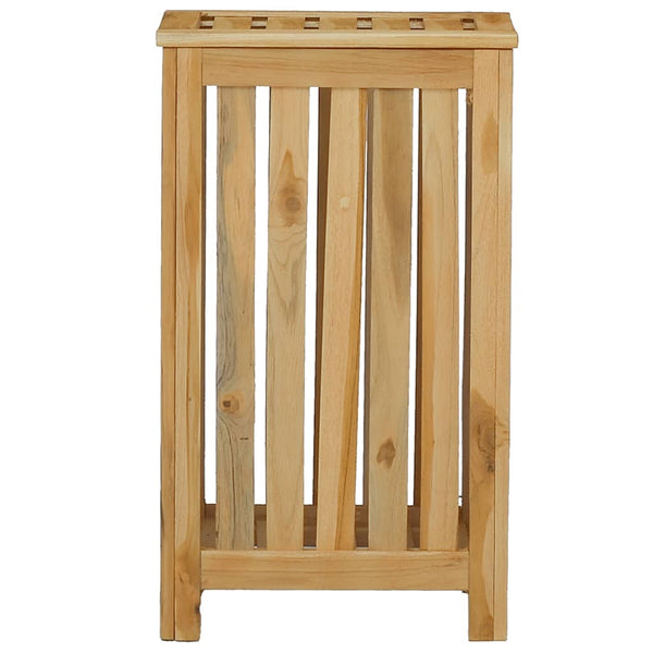 vidaXL Laundry Bin 35x25x60 cm Solid Teak Wood