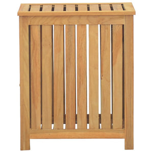 vidaXL Laundry Bin 50x35x60 cm Solid Teak Wood
