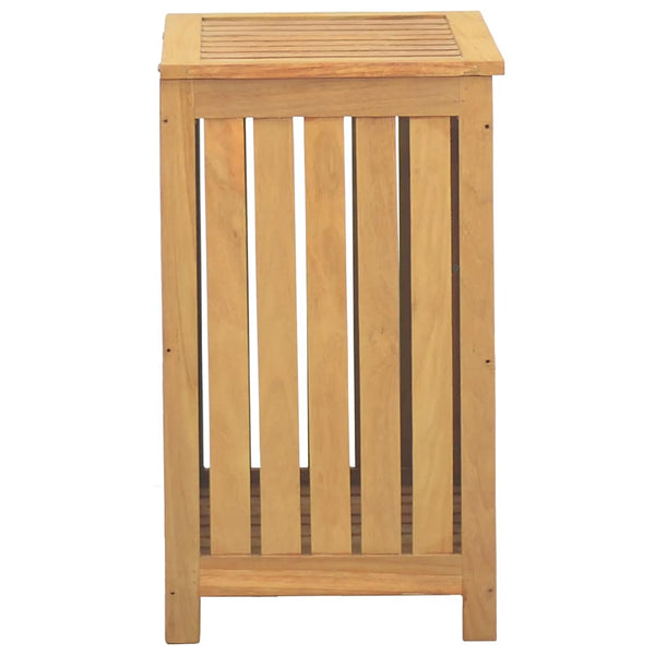 vidaXL Laundry Bin 50x35x60 cm Solid Teak Wood