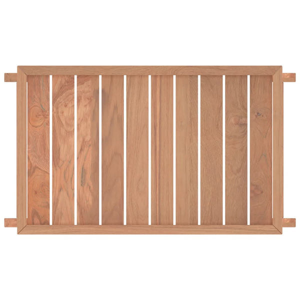 vidaXL Folding Tray Table 55x35x25 cm Solid Teak Wood