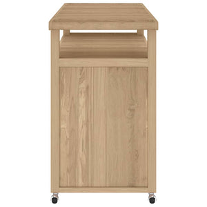 vidaXL Bar Cart 120x50x90 cm Solid Teak Wood
