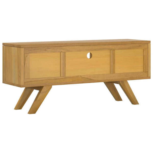 vidaXL TV Cabinet 110x30x50 cm Solid Teak Wood