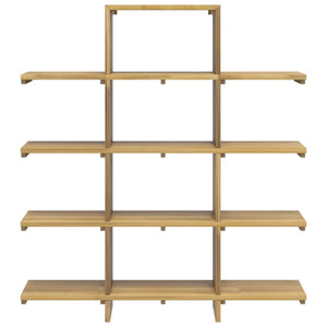 vidaXL Bookcase 100x30x120 cm Solid Teak Wood