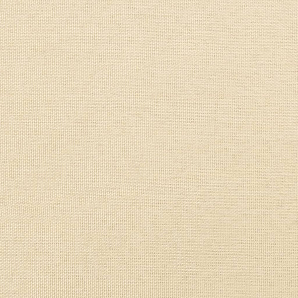 vidaXL Footstool Cream 60x60x36 cm Fabric