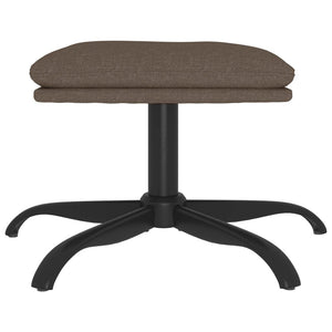 vidaXL Footstool Taupe 60x60x36 cm Fabric