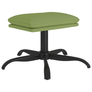 vidaXL Ottoman Light Green 60x60x36 cm Velvet