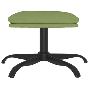 vidaXL Ottoman Light Green 60x60x36 cm Velvet