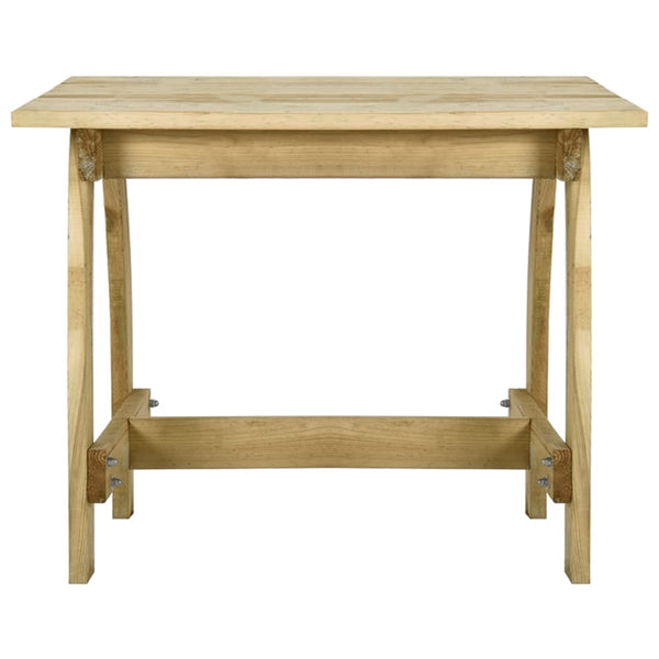 vidaXL Garden Table 110x74x75 cm Impregnated Pinewood