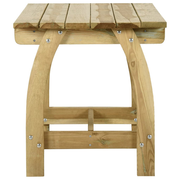 vidaXL Garden Table 110x74x75 cm Impregnated Pinewood