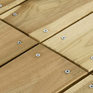 vidaXL Garden Table 110x74x75 cm Impregnated Pinewood
