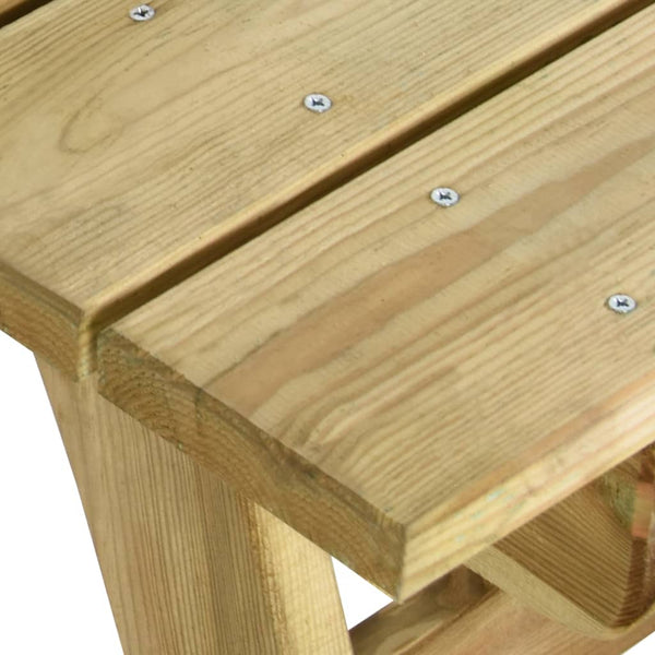 vidaXL Garden Table 220x74x75 cm Impregnated Pine Wood