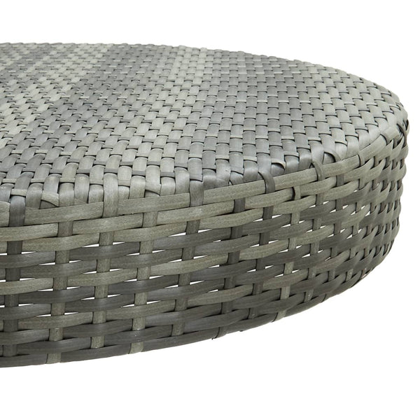 vidaXL 5-piece Garden Bar Set with Cushions Poly Rattan Grey