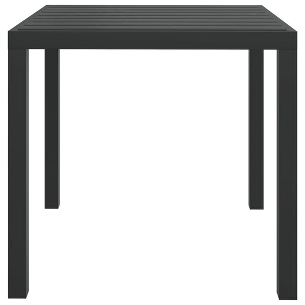 vidaXL 3-Piece Garden Dining Set with Cushions Poly Rattan Black
